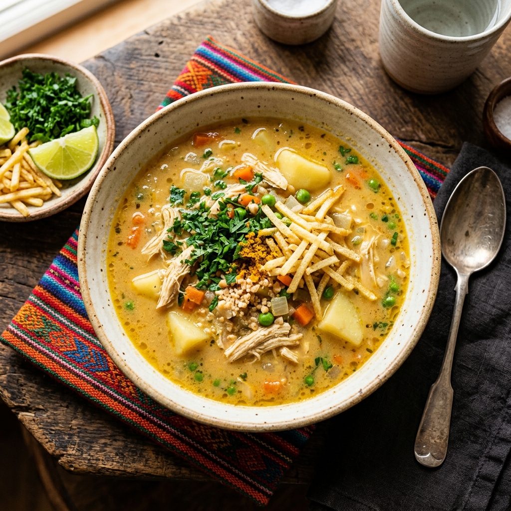 Sopa de Maní boliviana